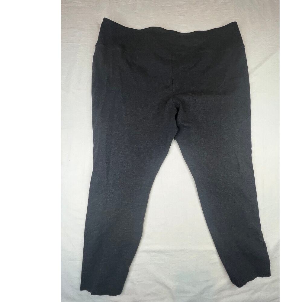 A New Day Leggings Womens Plus Size 3XL Gray Workout Ankle Elastic Waist Workout